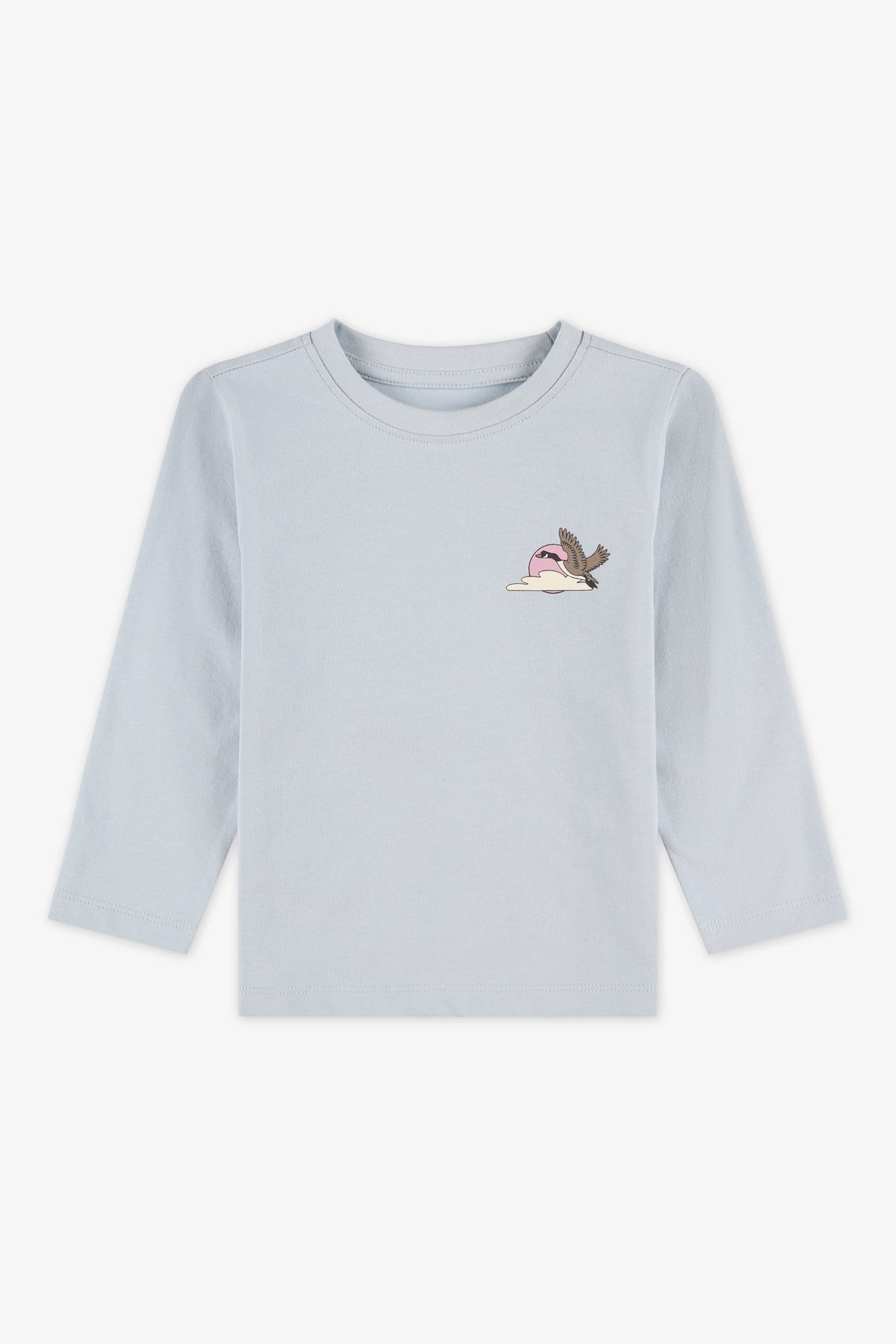 Chandail léger imprimé - Bébé fille && BLEU