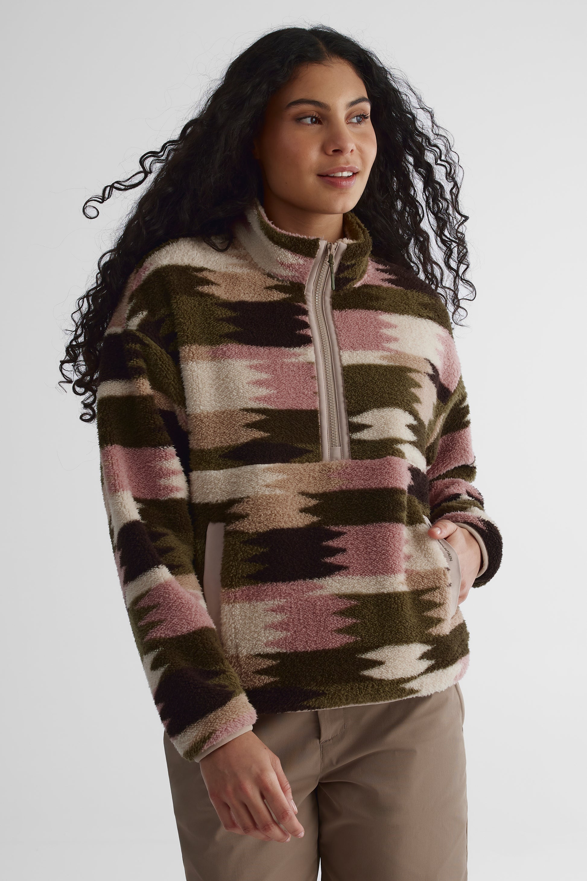 Chandail ouaté - Femme && TAUPE MULTI
