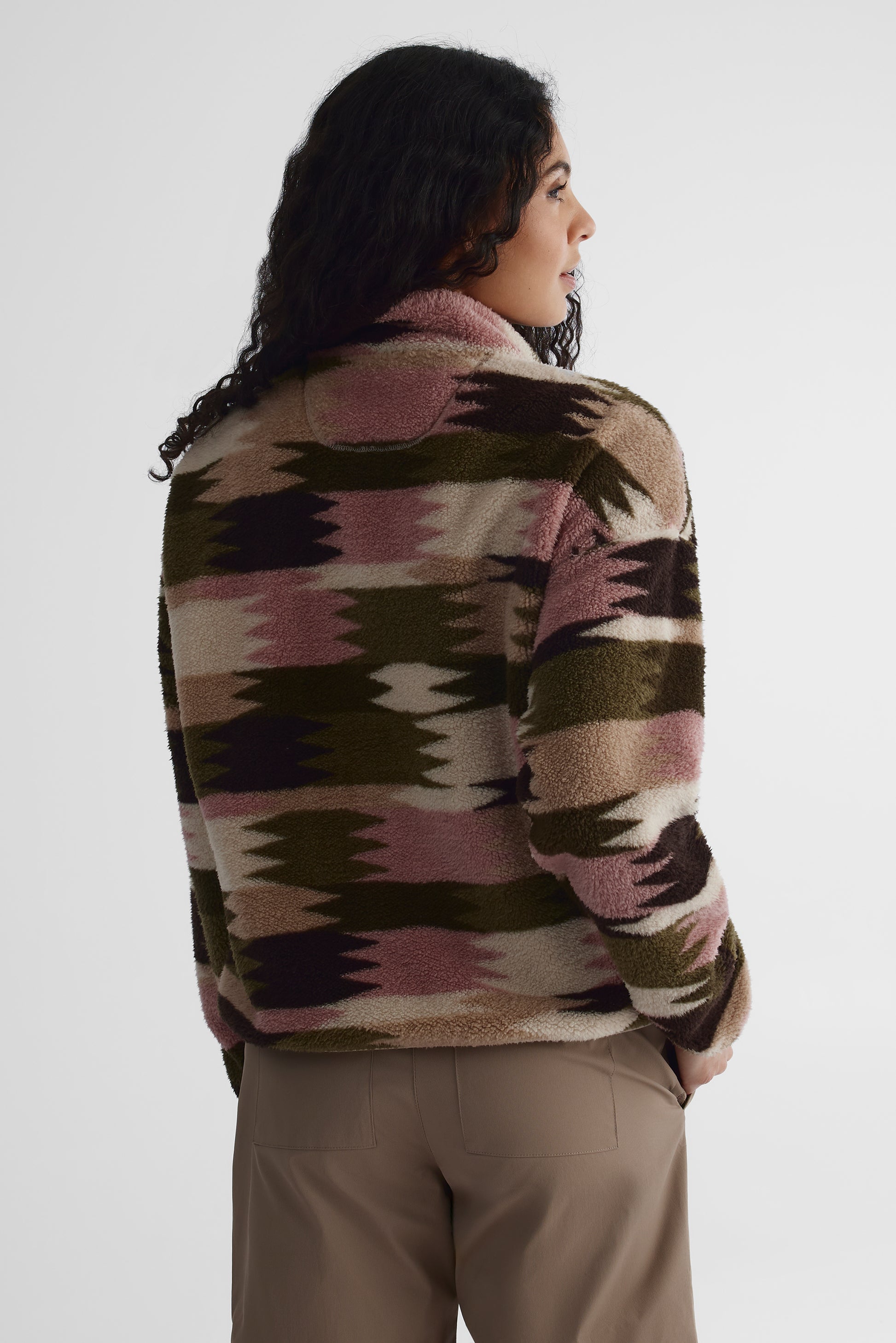 Chandail ouaté - Femme && TAUPE MULTI