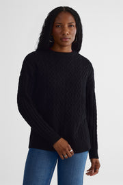 Chandail en tricot - Ado fille && NOIR