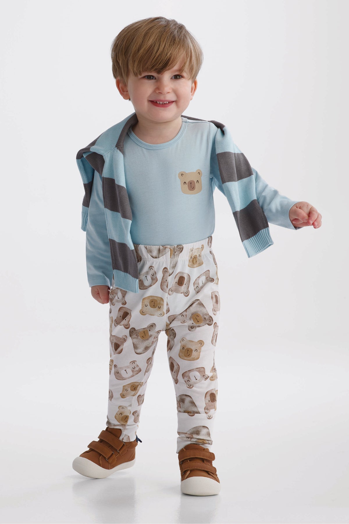 Legging - Bébé garçon && BLANC CASSÉ/MULTI
