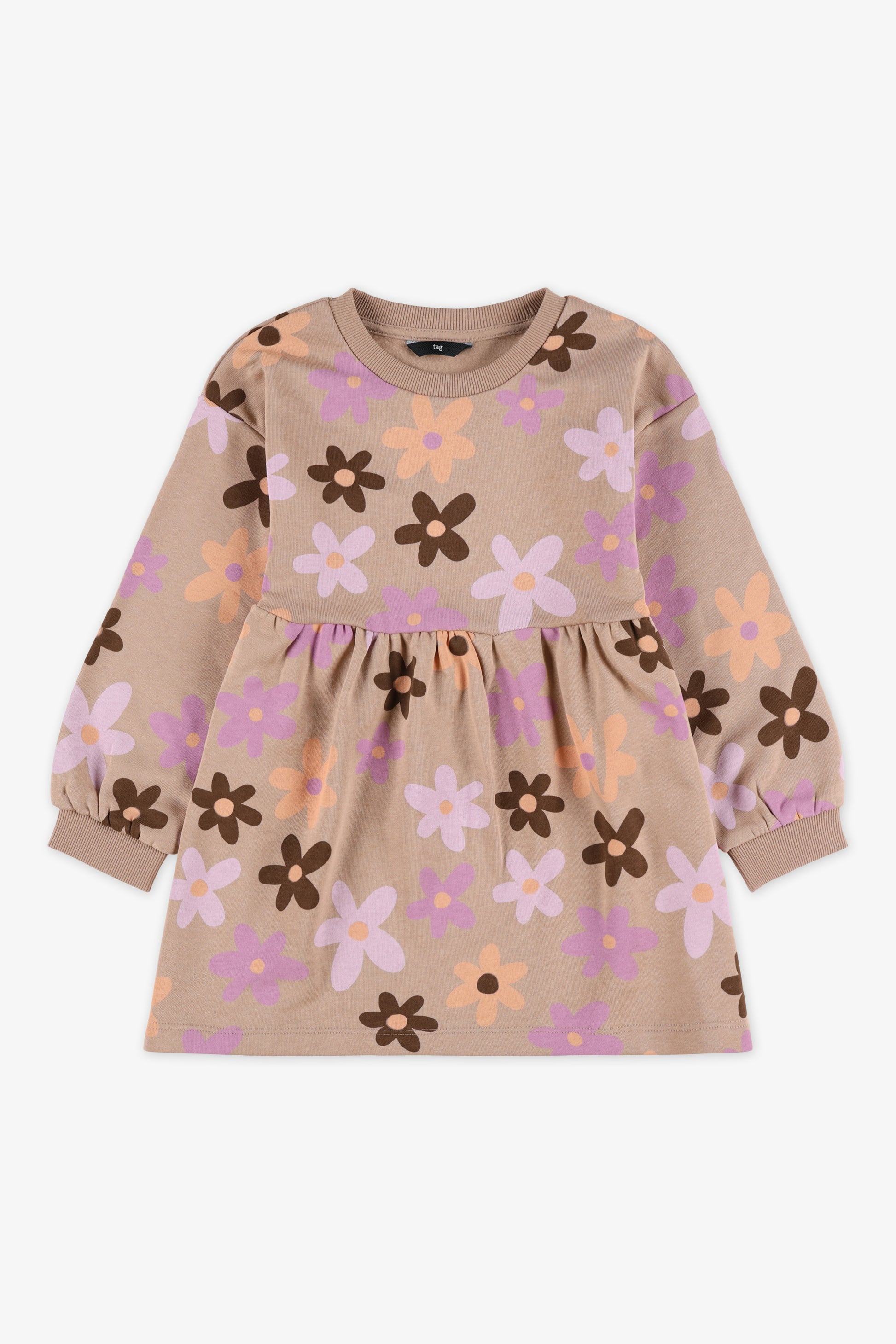 Robe - Enfant fille && TAUPE MULTI