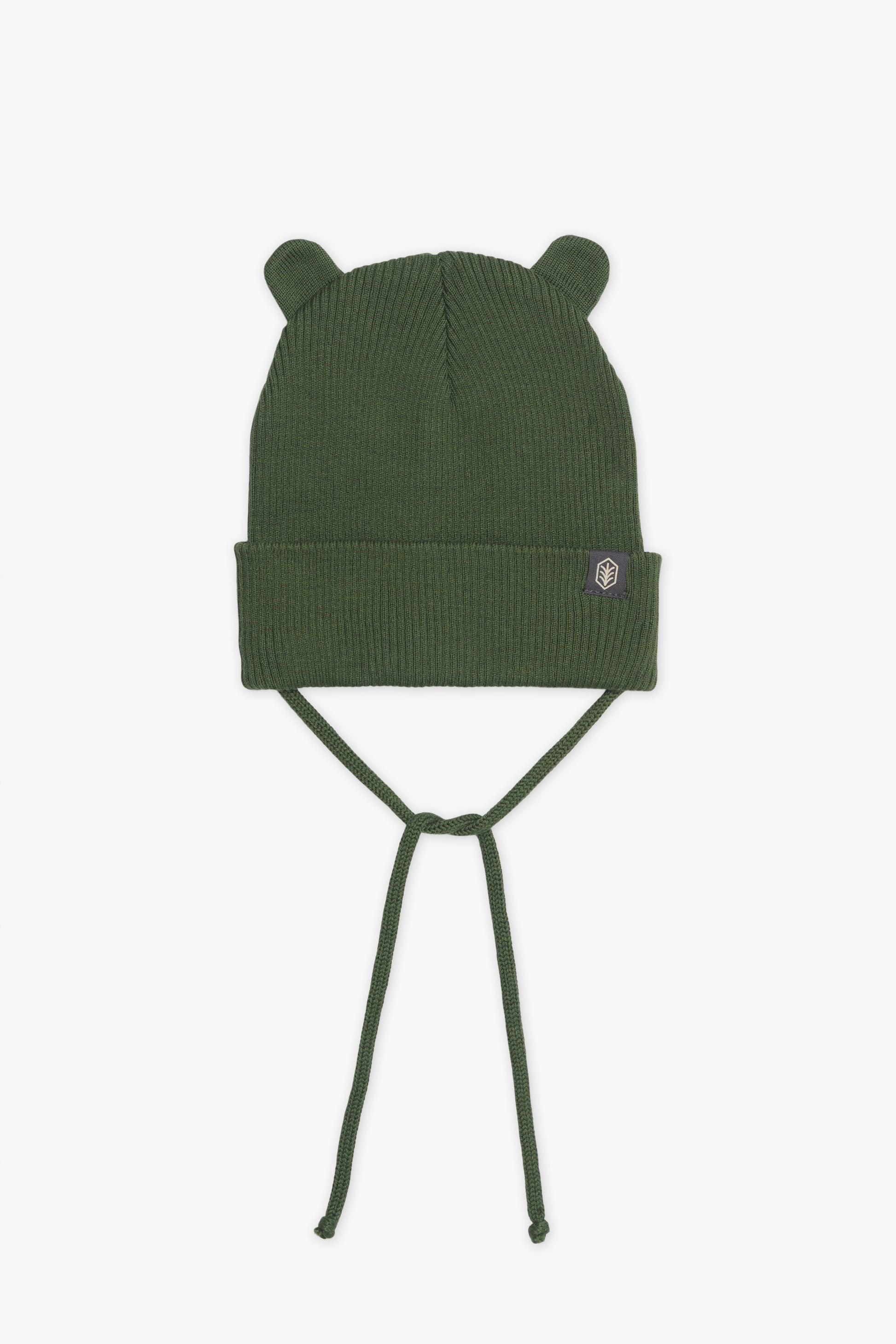 Tuque à cordon - Bébé garçon && KAKI