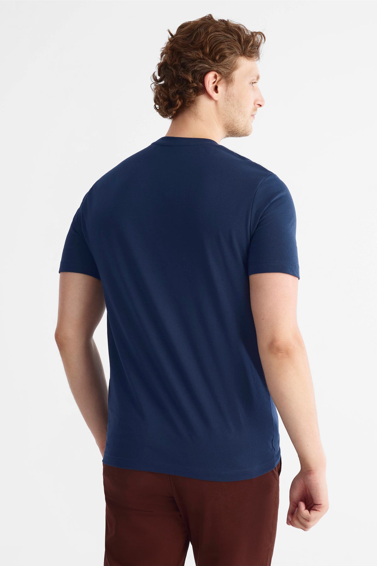 Chandail manches courtes 2/30$ - Homme && BLEU