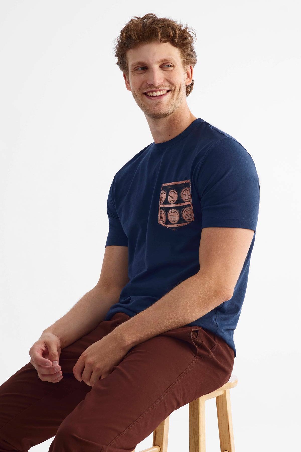 Chandail manches courtes 2/30$ - Homme && BLEU
