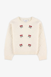 Chandail en tricot - Enfant fille && BEIGE