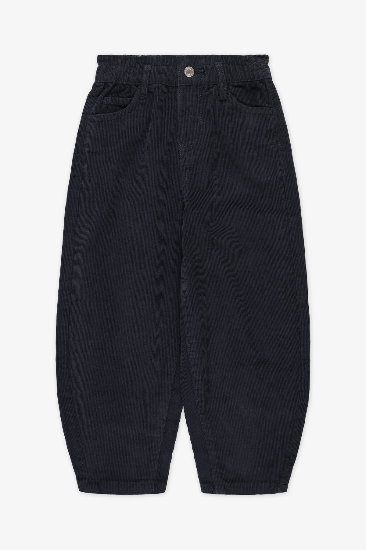 Pantalon velours côtelé velours côtelé - Enfant fille && BLEU