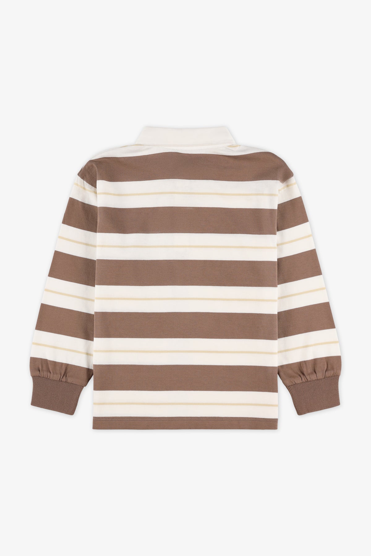 Chandail polo - Enfant garçon && BRUN/MULTI