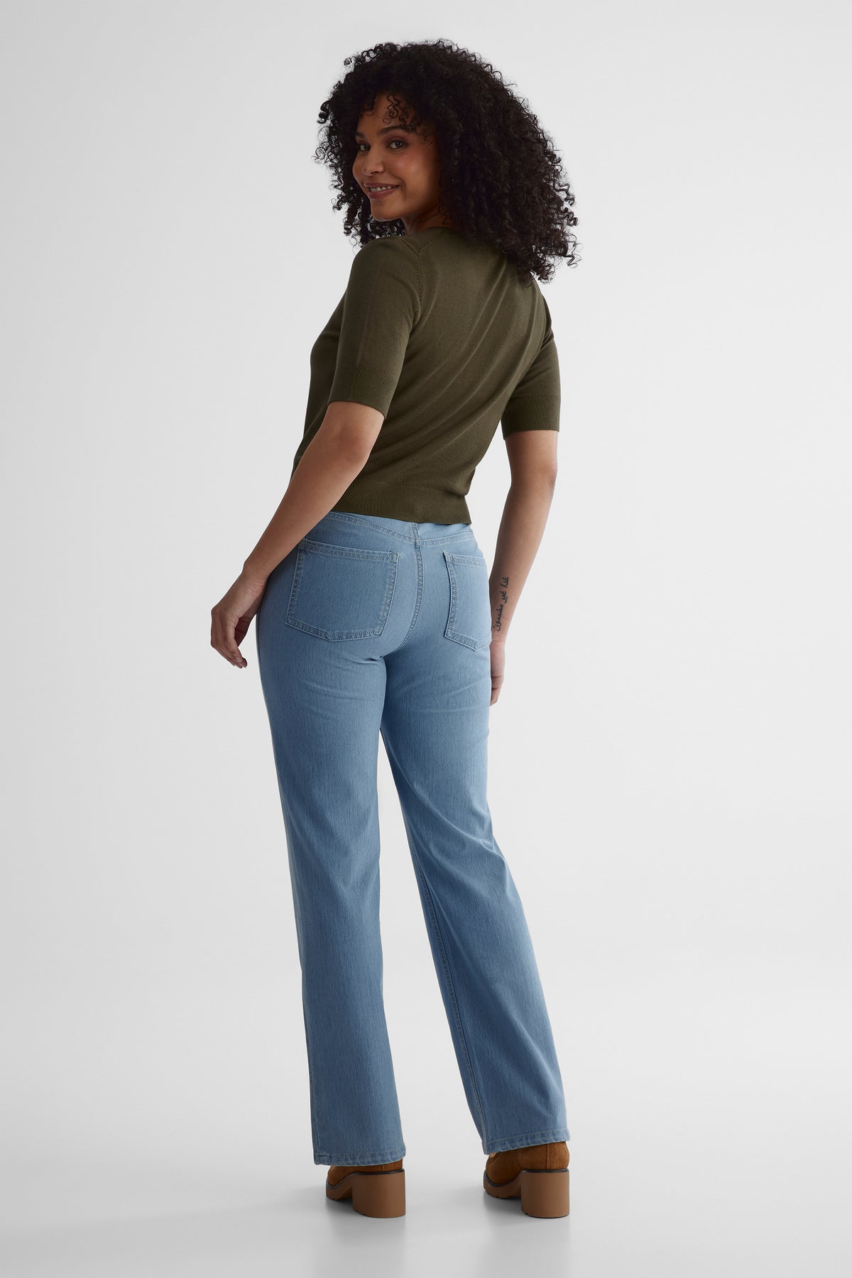 Jean denim - Femme && DENIM PALE