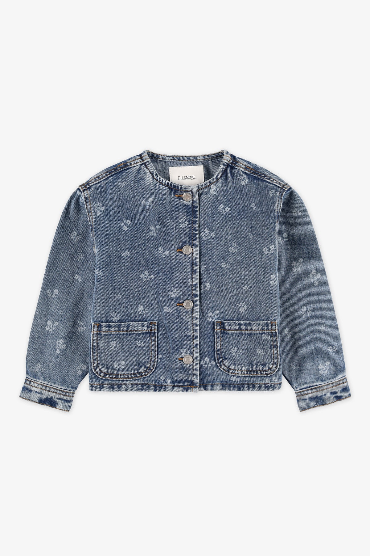 Veston en denim classique - Enfant fille && DENIM/MULTI