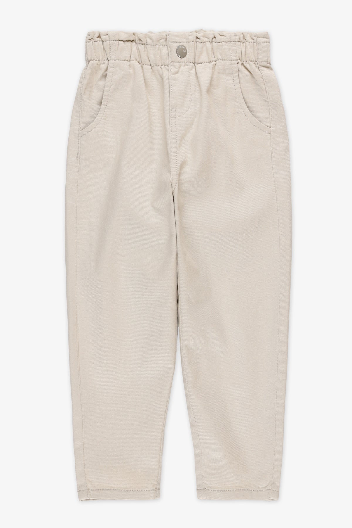Jeans en denim bull léger - Enfant fille && BEIGE