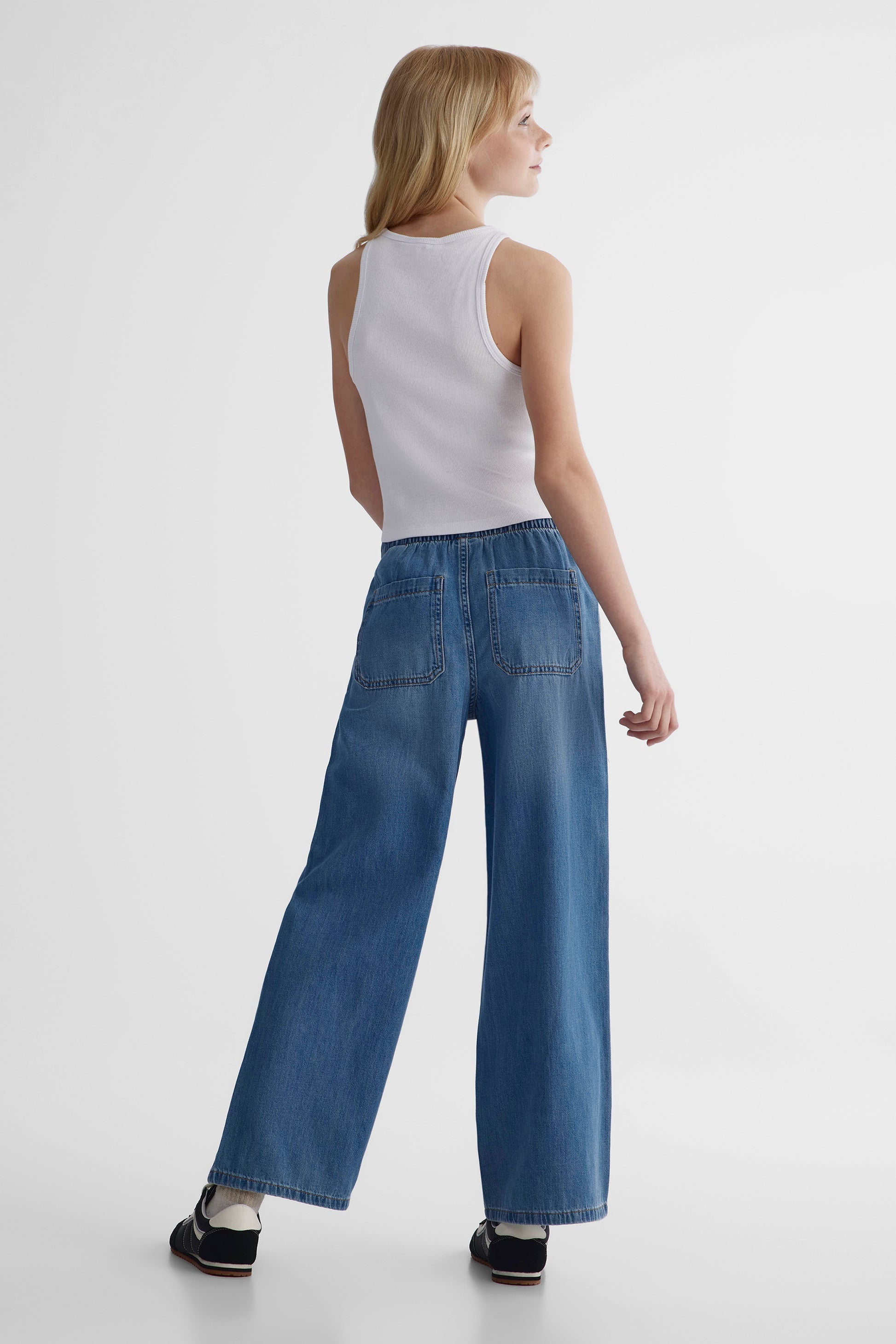 Jeans en denim léger - Ado fille && DENIM MOYEN