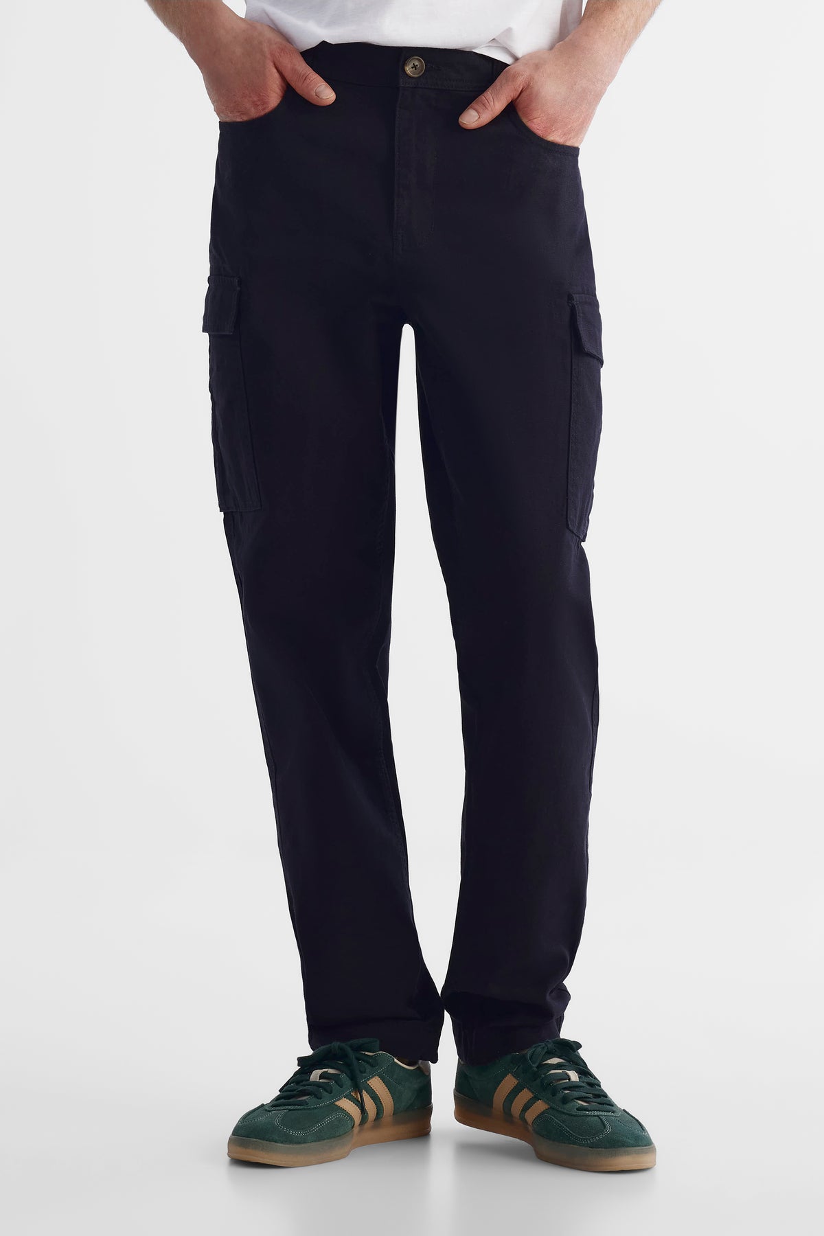 Pantalon en canevas BLUMIND - Homme && NOIR