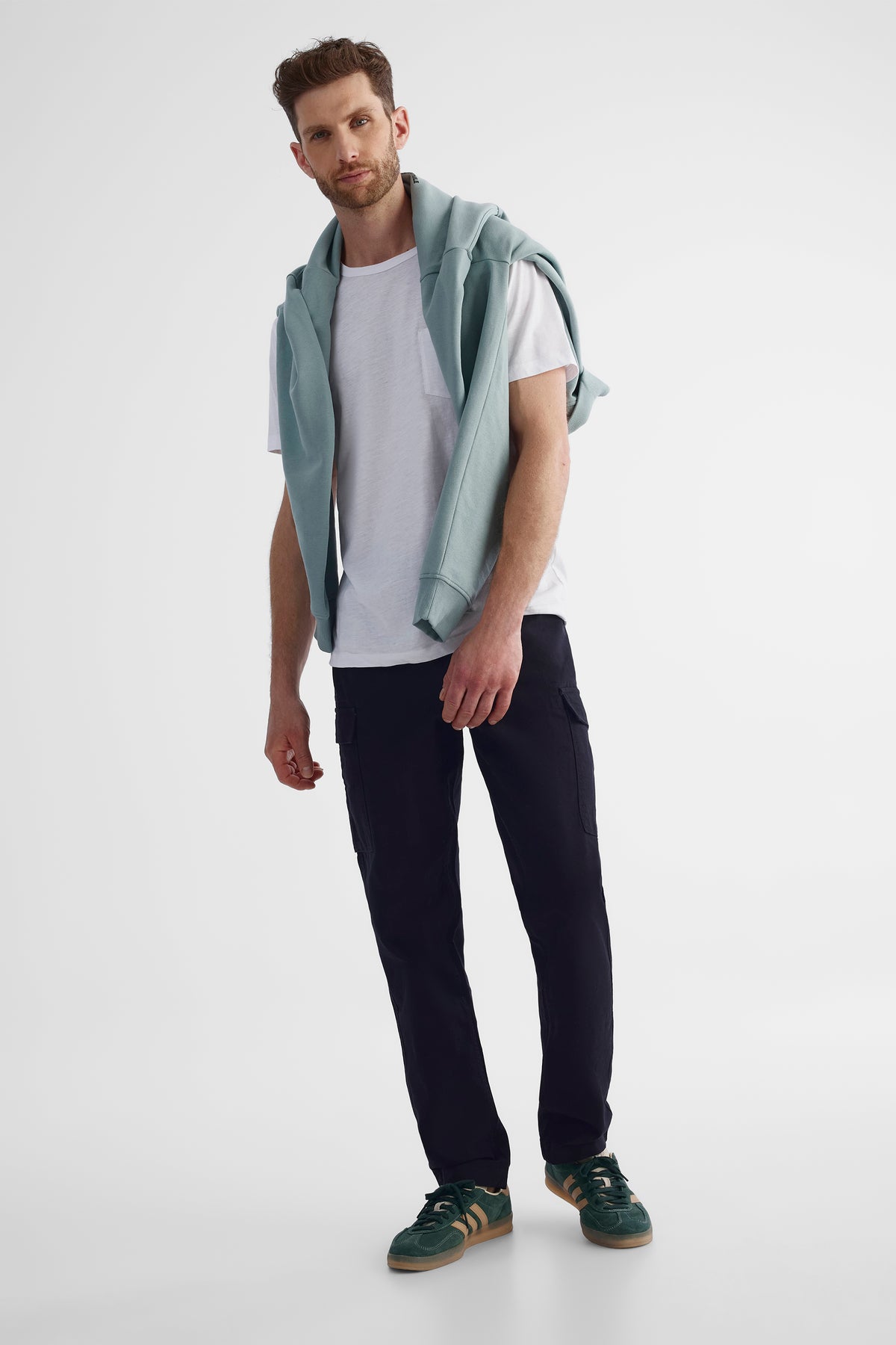 Pantalon en canevas BLUMIND - Homme && NOIR