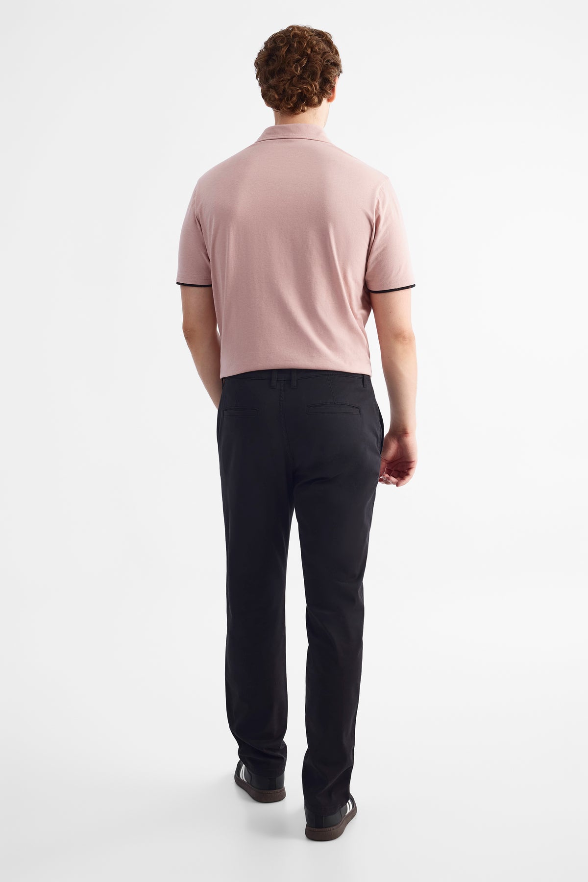 Pantalon en popeline extensible - Homme && NOIR