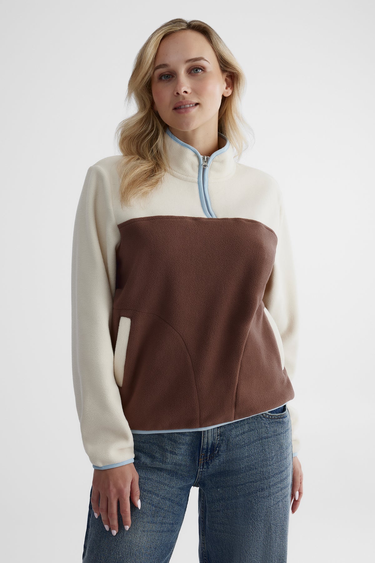 Chandail ouaté douillet - Femme && BRUN/MULTI