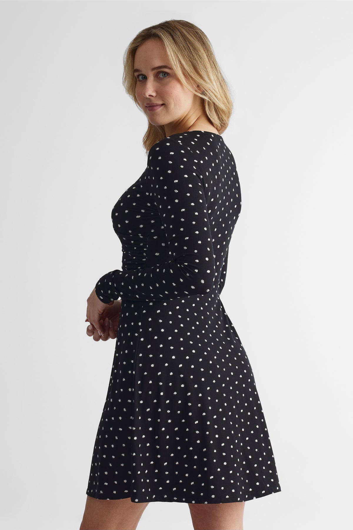 Robe douce essentielle - Femme && NOIR/MULTI