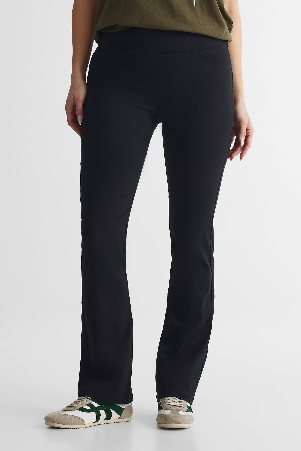 Pantalon habillé en viscose - Femme && NOIR