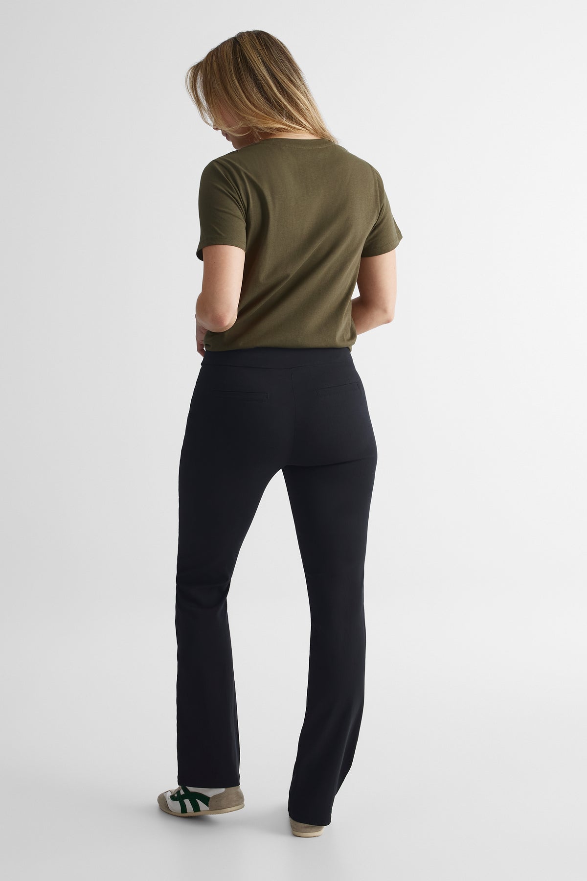 Pantalon habillé en viscose - Femme && NOIR