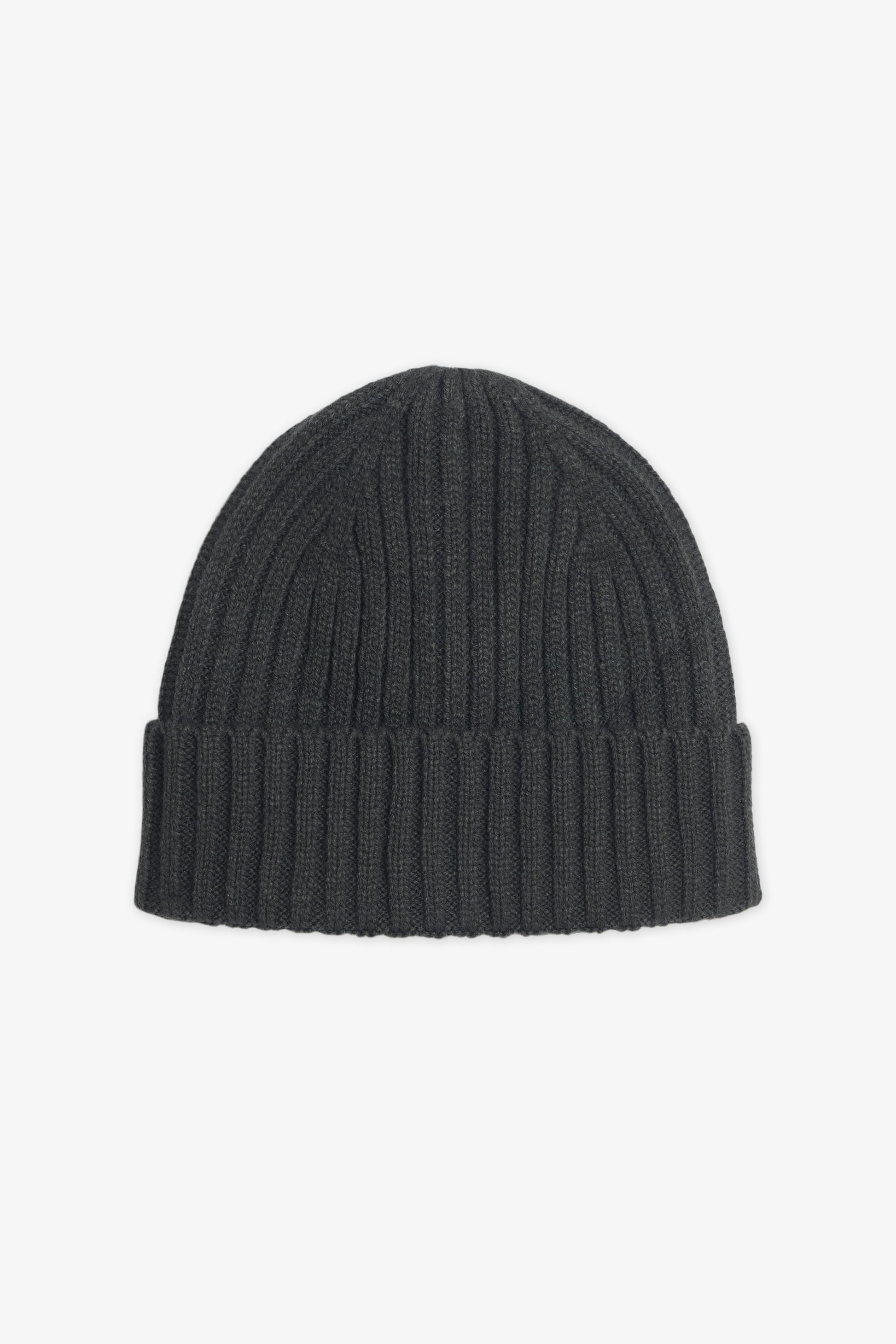 Tuque cloche en tricot - Homme && CHARBON