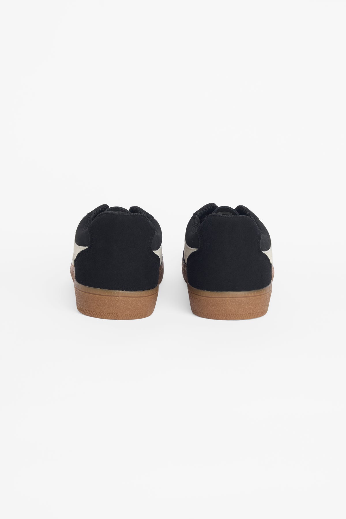 Soulier tout aller en suède vintage - Homme && NOIR