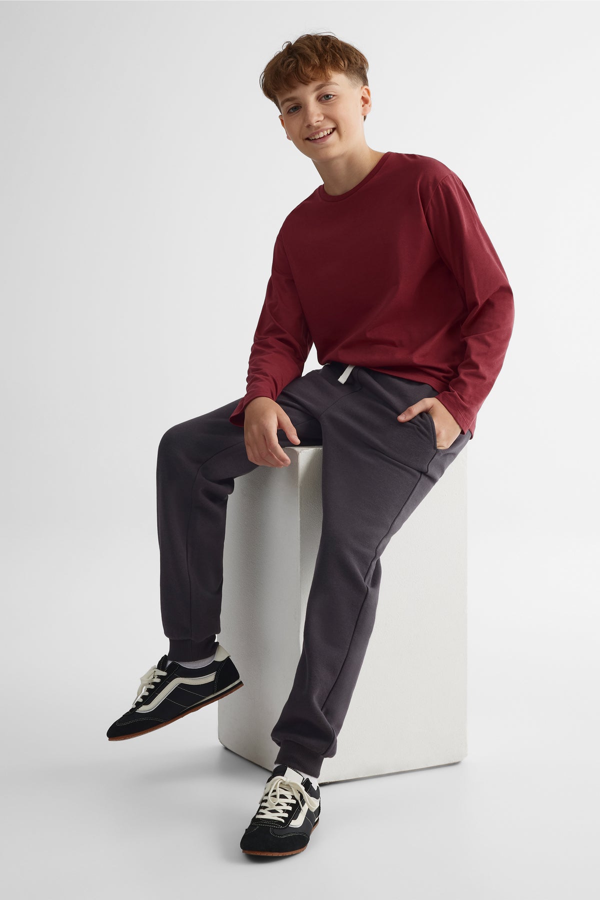 Multipack de pantalons ouatés - Ado garçon && GRIS