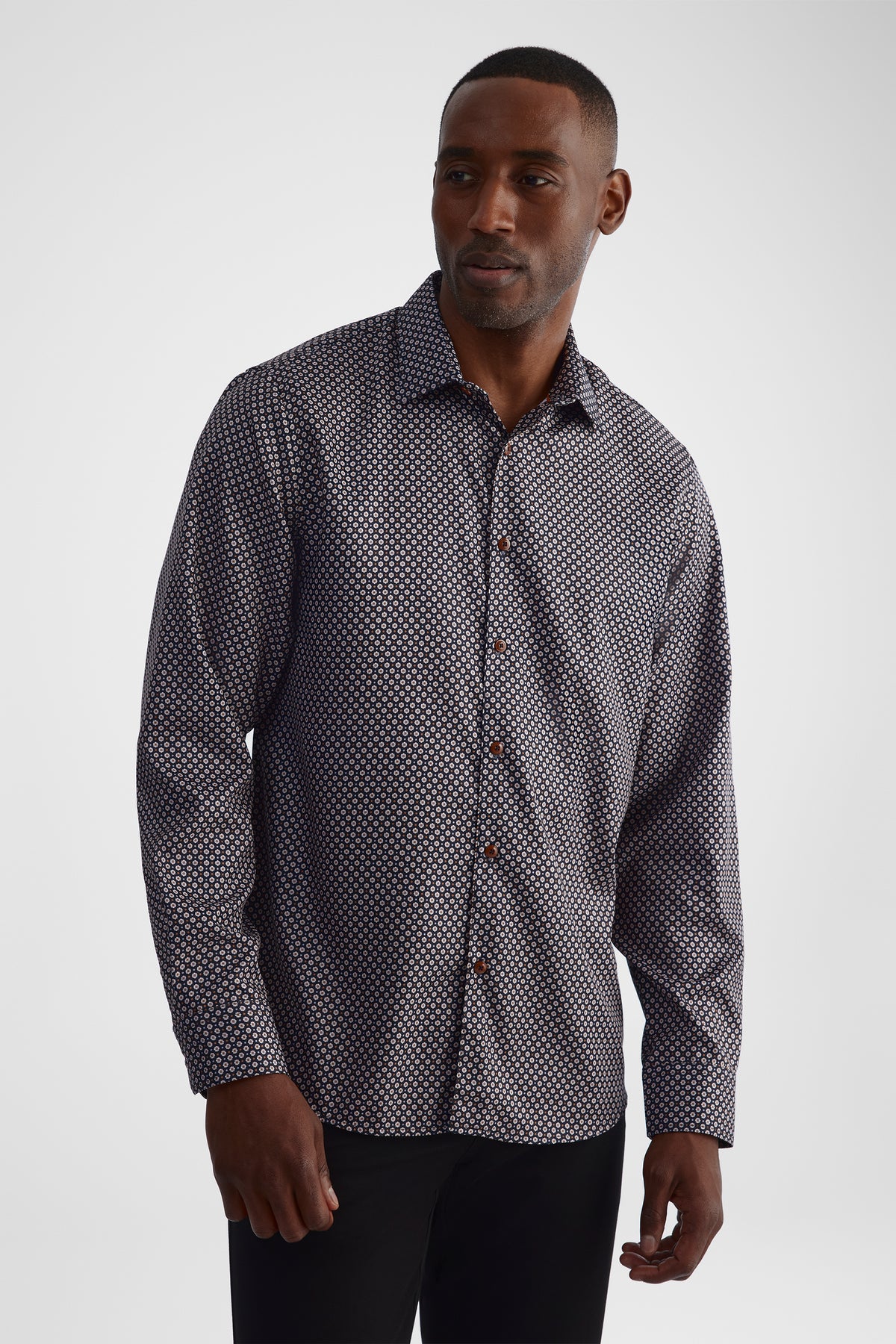 Chemise AKA microfibre extensible - Homme && BLEU MARINE MUL