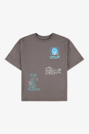 T-shirt Sonic - Enfant garçon && GRIS