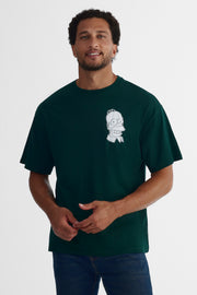 T-shirt licence Simpsons - Homme && VERT FORET