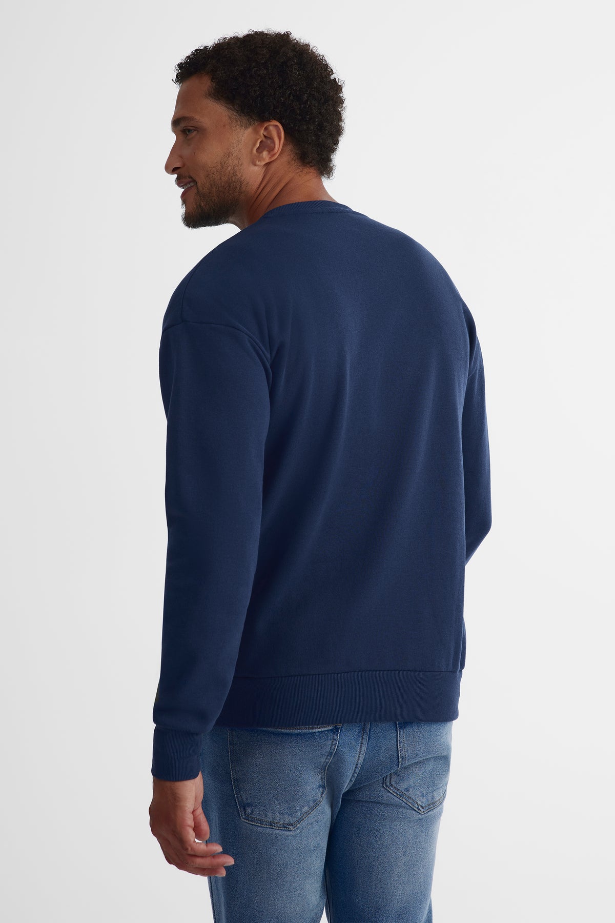 Chandail ouaté Garfield - Homme && BLEU MARINE