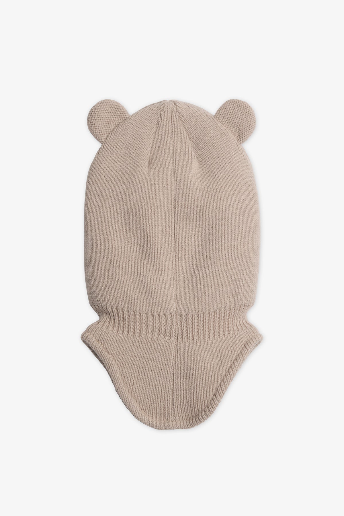 Cagoule en tricot chaude - Bébé fille && TAUPE