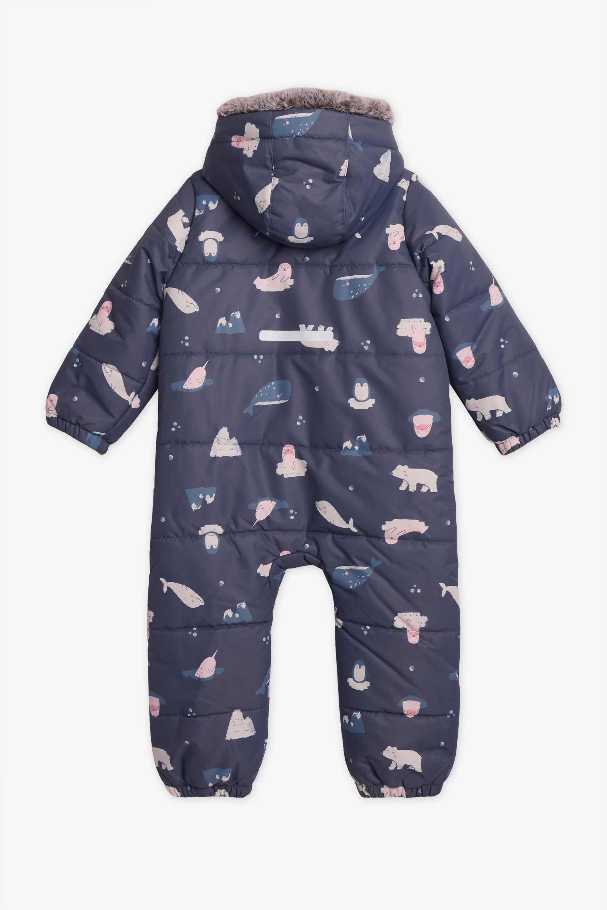 Combinaison une pièce chaude - Bébé fille && MARIN/MULTI
