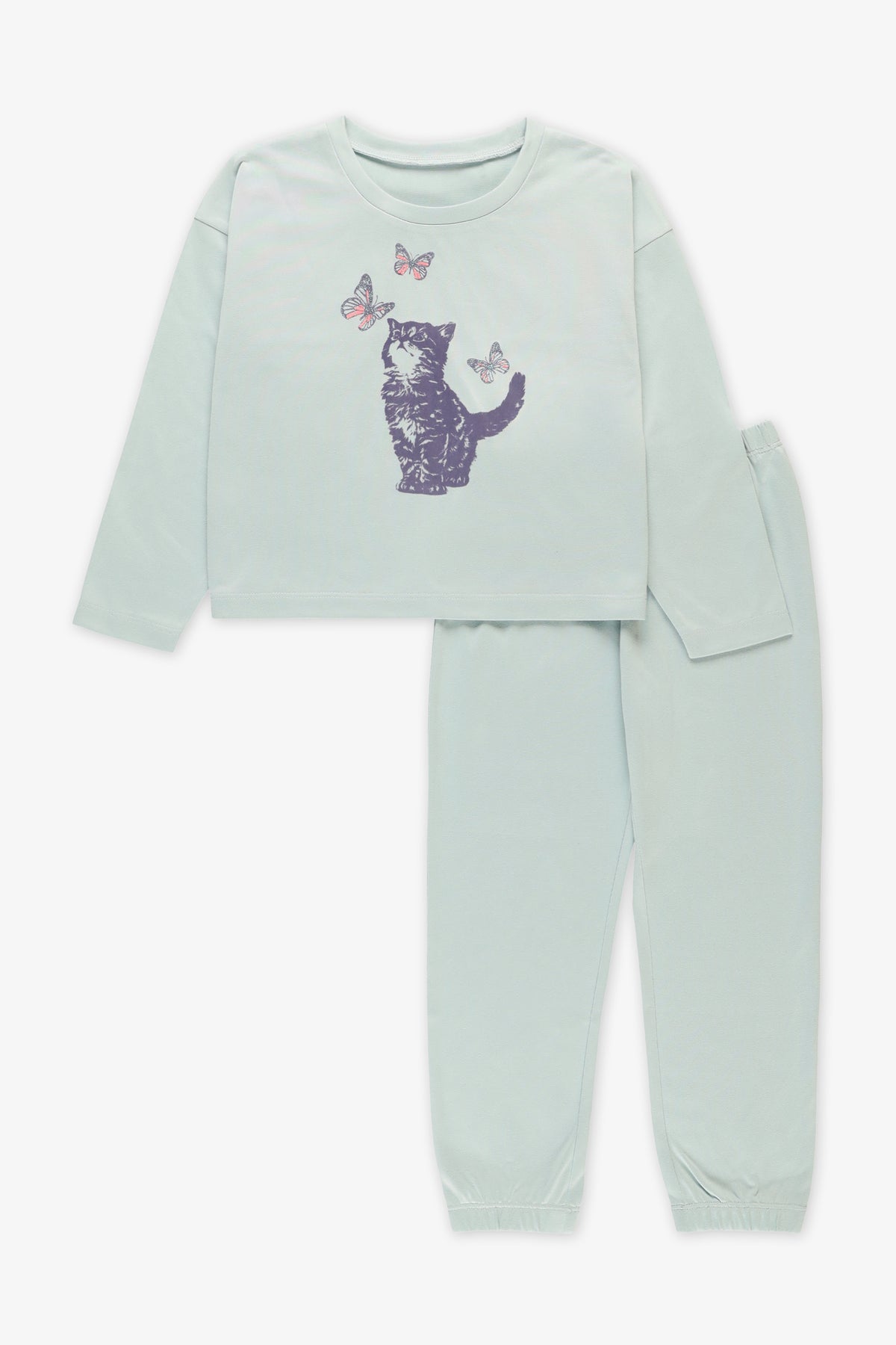 Ensemble à manches longues - Enfant fille && AQUA