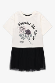Ensemble confortable - Enfant fille && BLANC CASSÉ