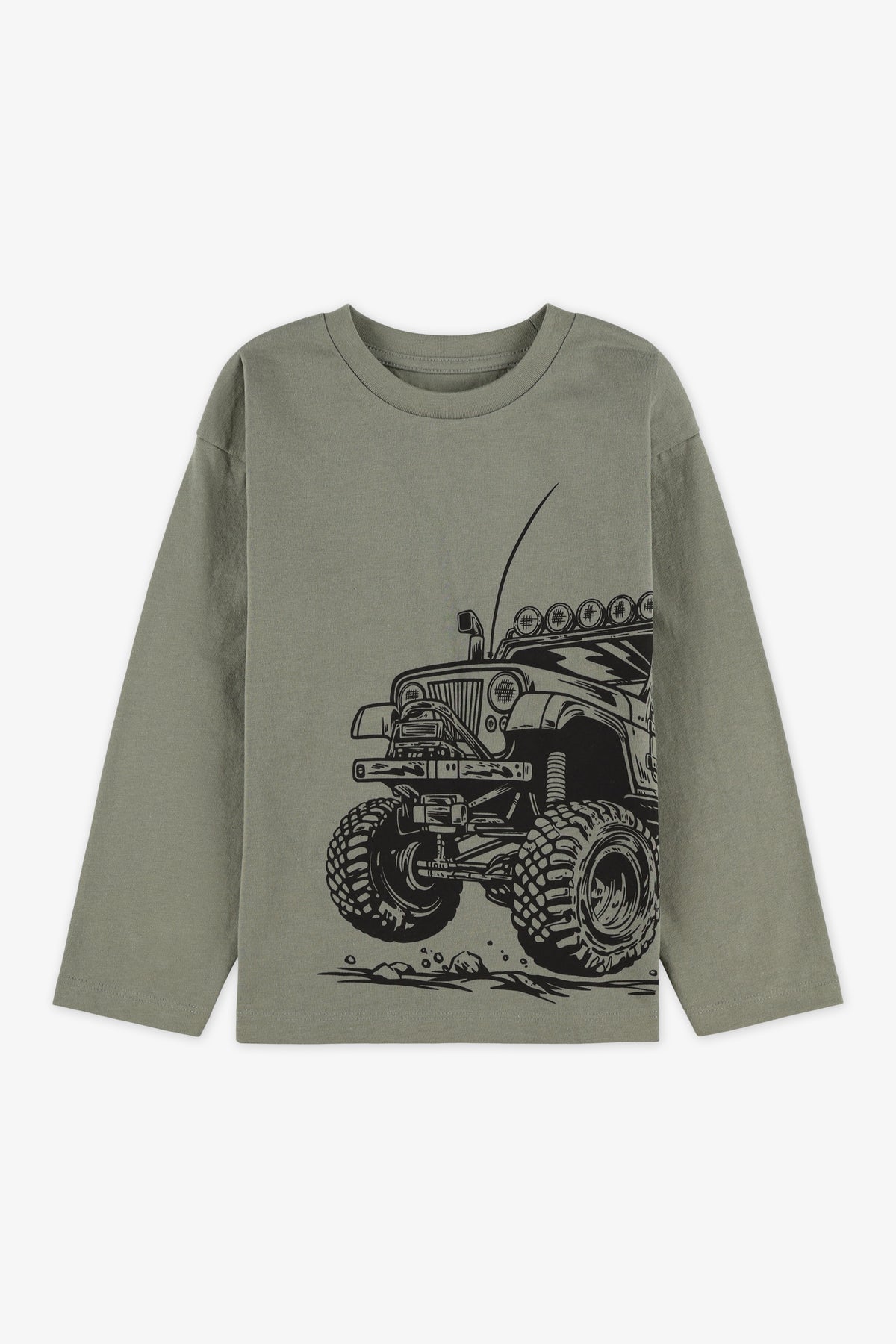 Chandail confortable - Enfant garçon && KAKI