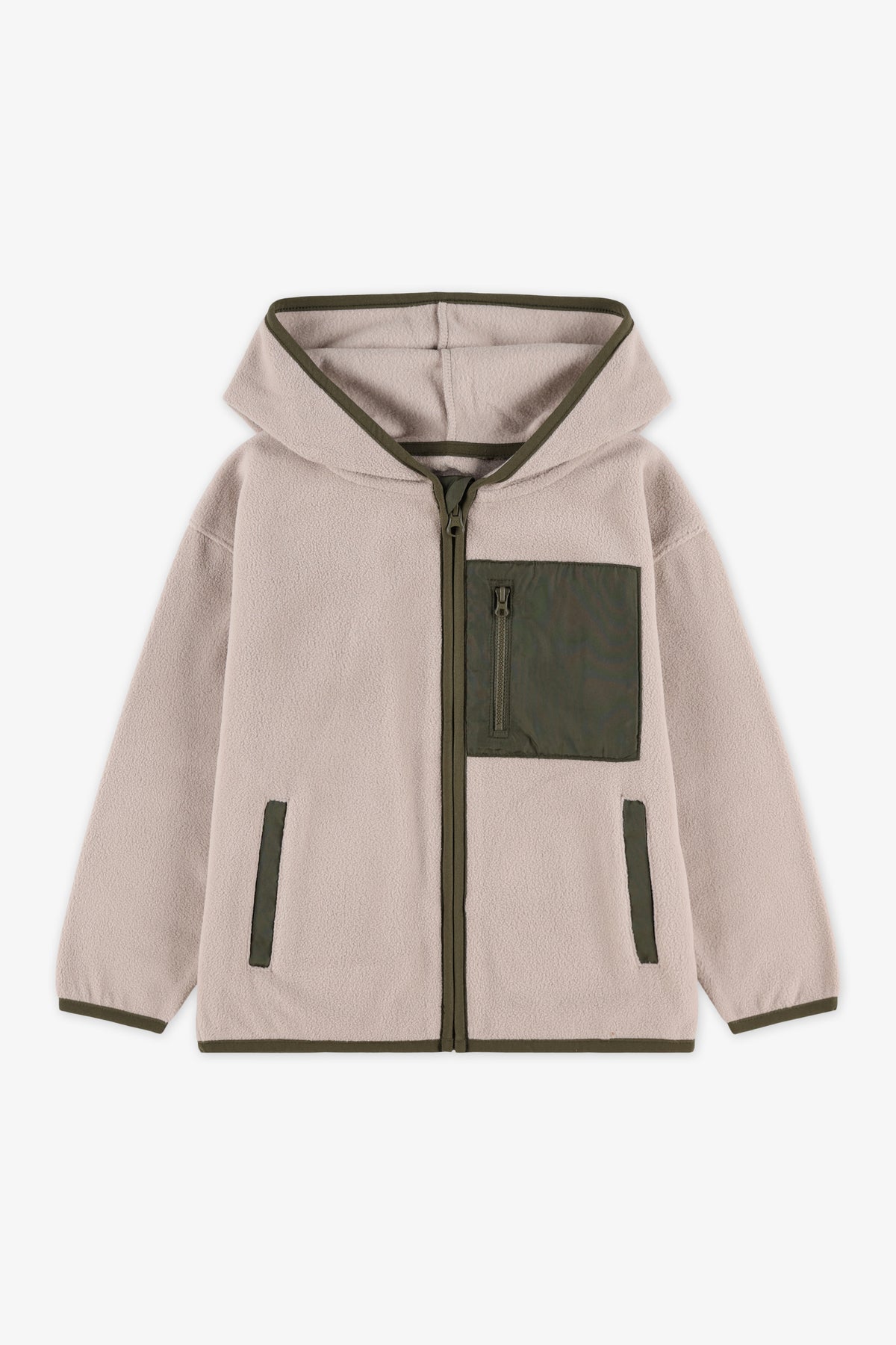 Veste douillet - Enfant garçon && TAUPE