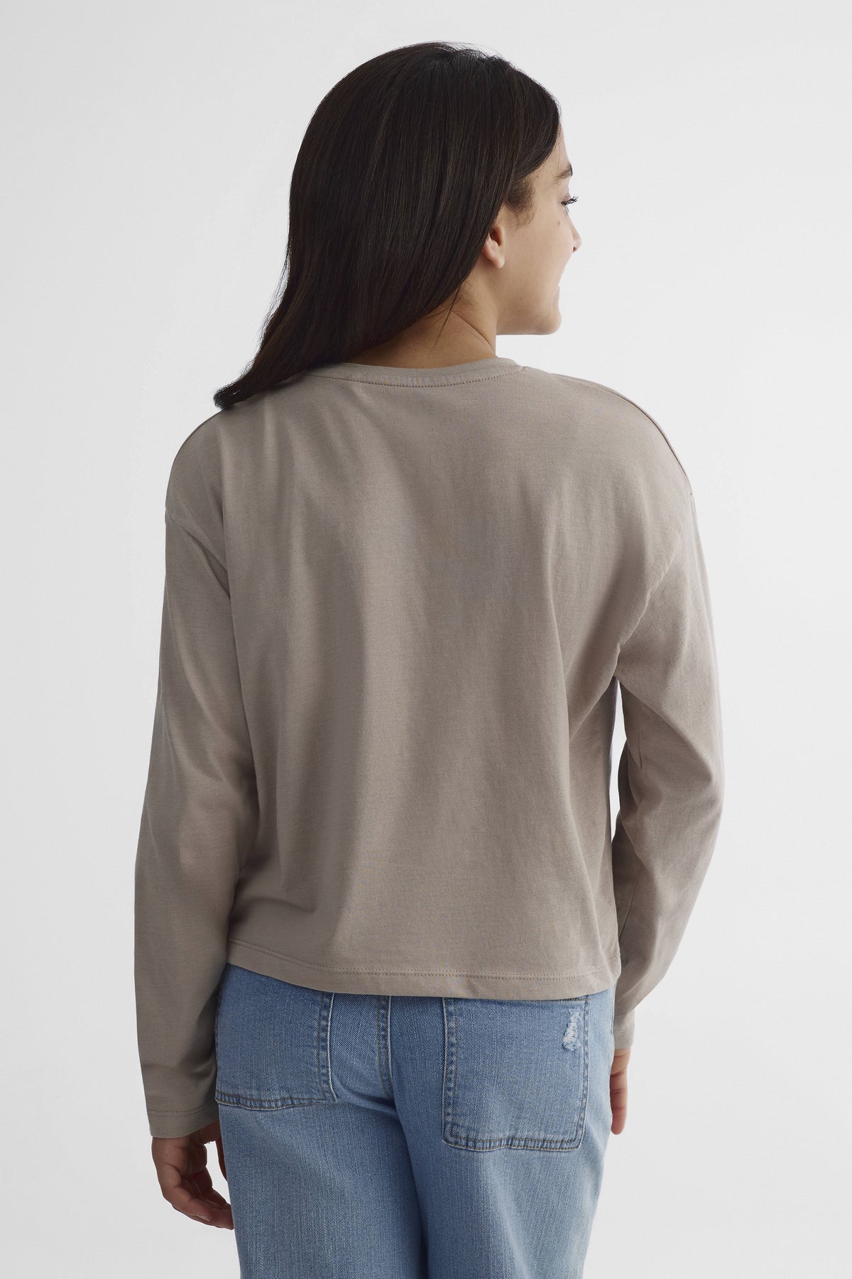 Chandail confortable - Ado fille && TAUPE