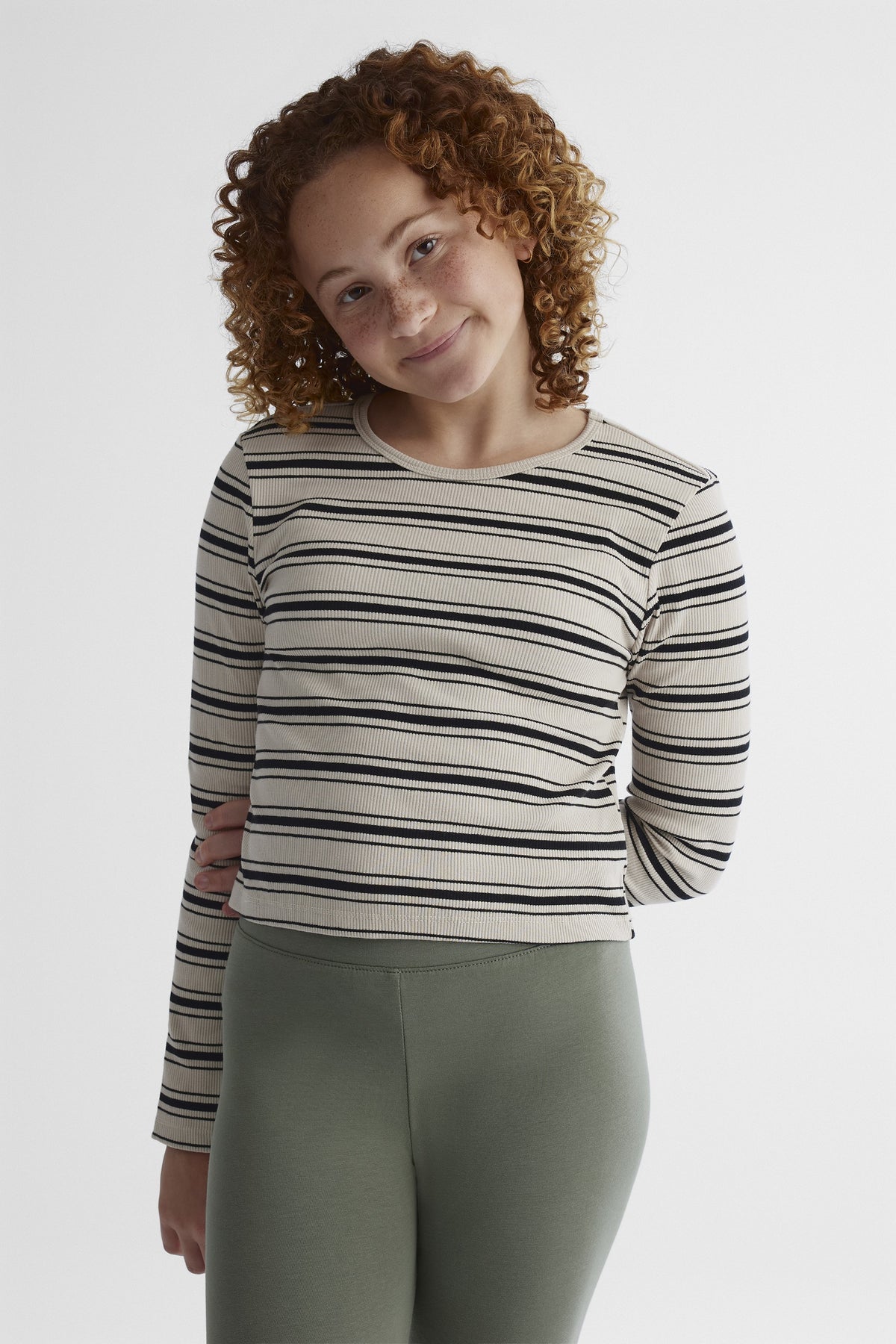 Chandail extensible - Ado fille && BEIGE/MULTI
