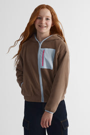 Veste douillet - Ado fille && BRUN