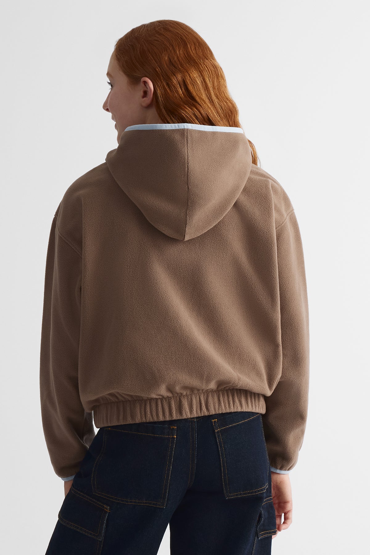 Veste douillet - Ado fille && BRUN