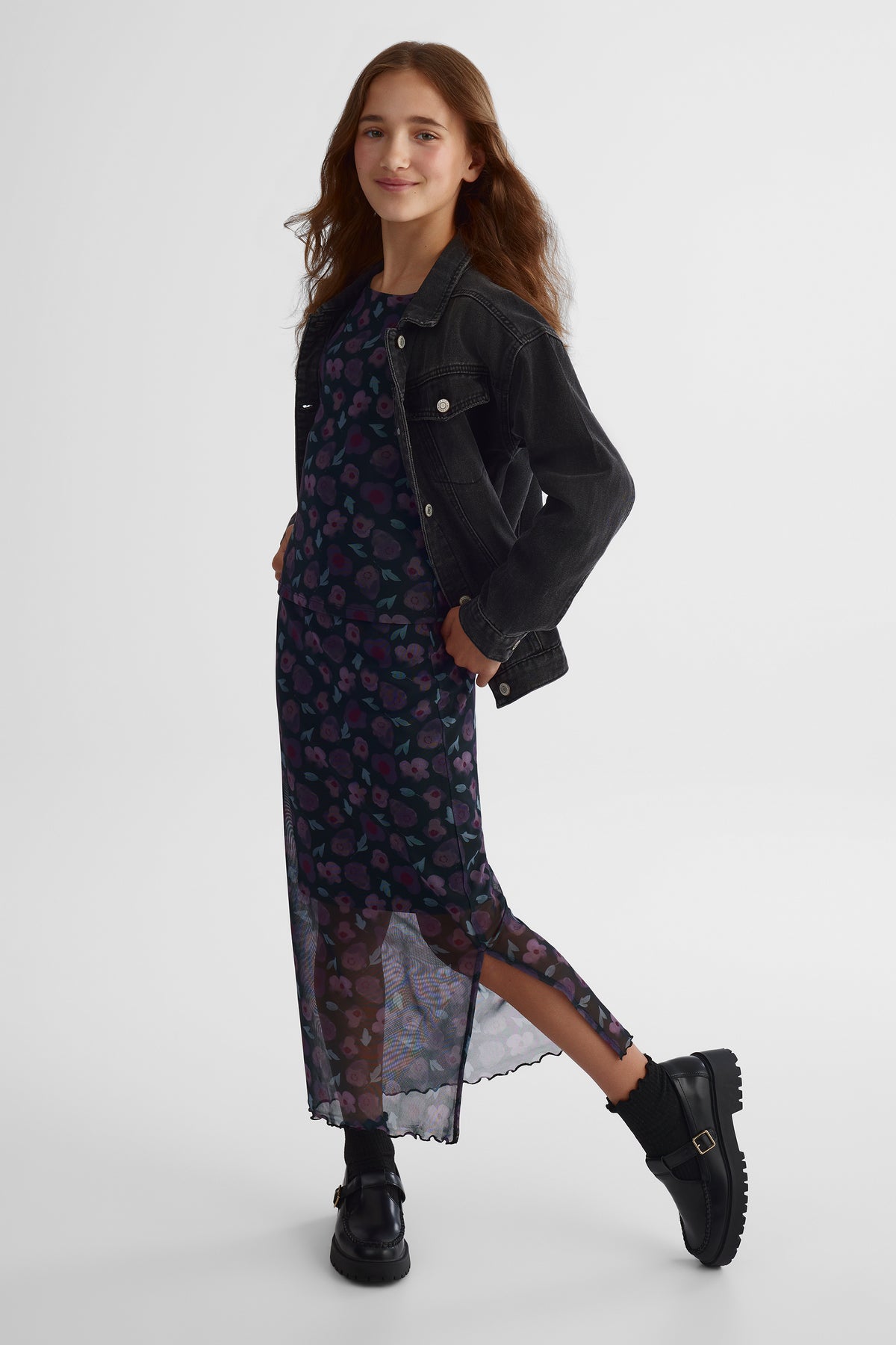Jupe extensible - Ado fille && NOIR/MULTI
