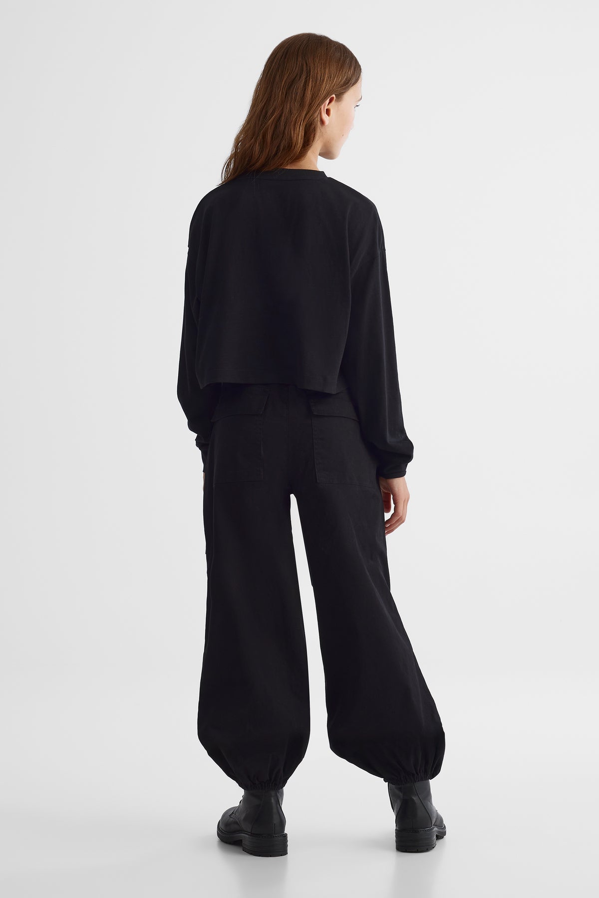 Pantalon extensible - Ado fille && NOIR