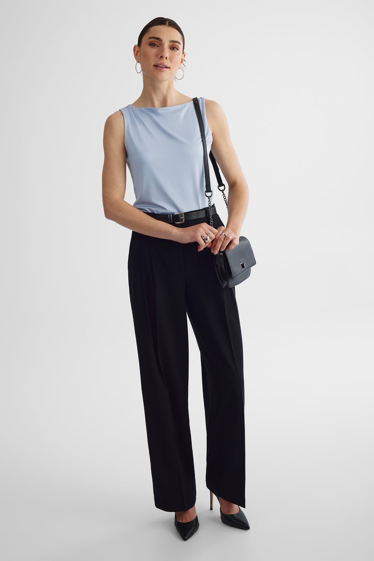 Camisole extensible - Femme && BLEU