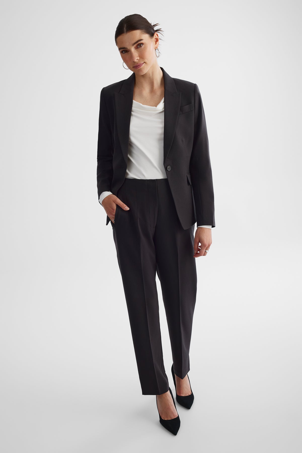 Veston extensible - Femme && GRIS FONCE