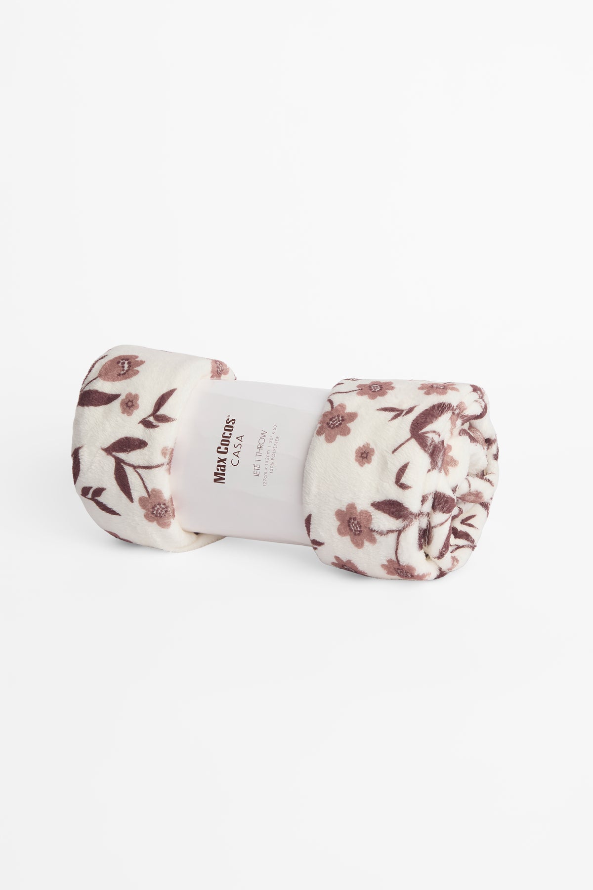 Jeté texturé - Maison && CREME