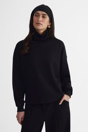 Chandail léger extensible - Femme && NOIR