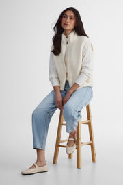 Veste sans manches sans manches - Femme && CREME