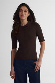 Polo - Femme && BRUN
