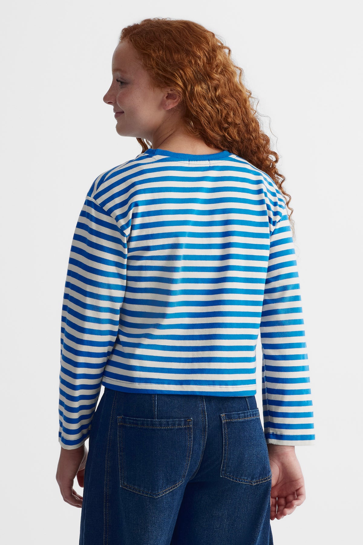 Chandail à manches longues - Ado fille && BLEU MULTI