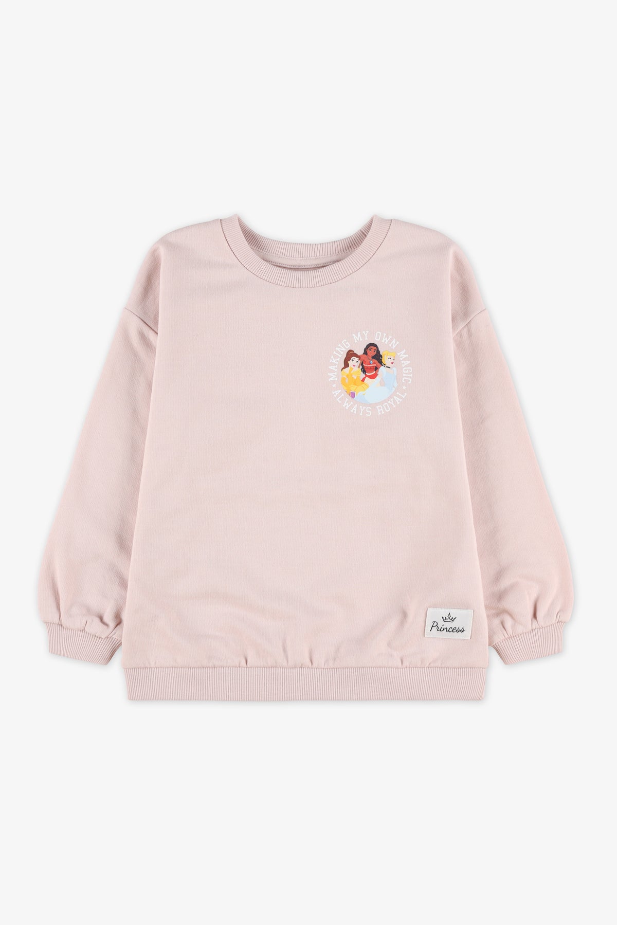Chandail ouaté Princesses - Enfant fille && ROSE